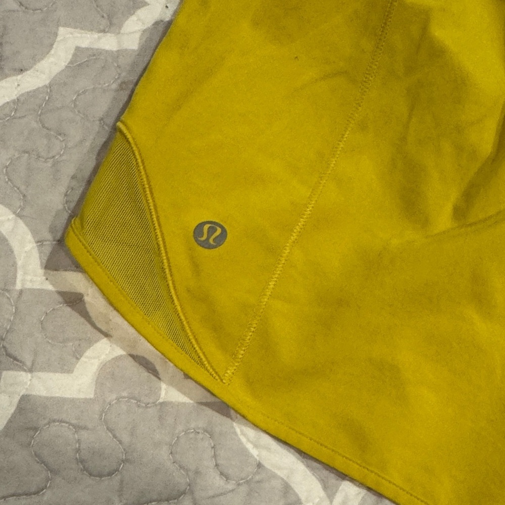 Peloton Women's Athletic Gold Shorts - Picture 4 of 5